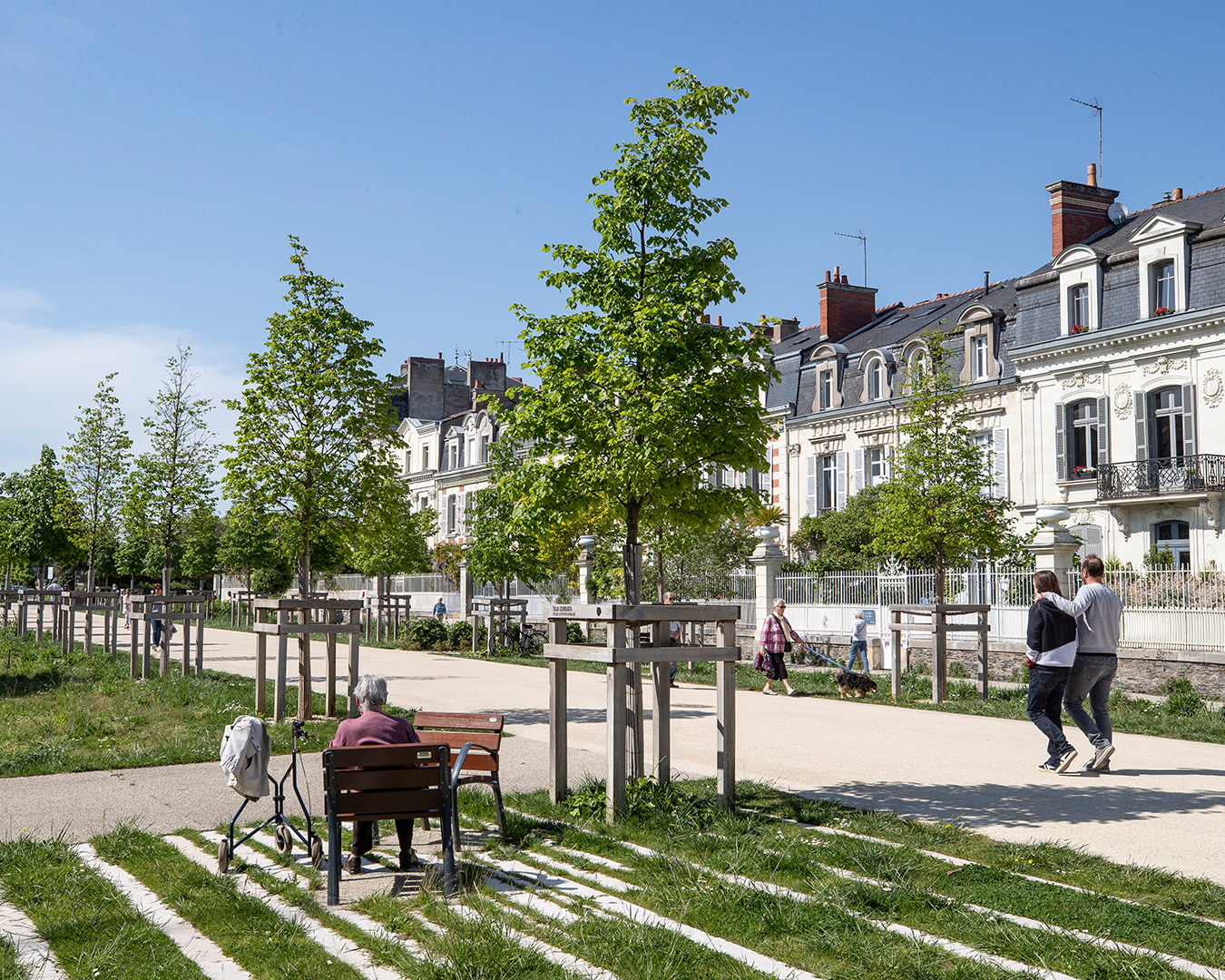 Angers l’Avenue et le Square Jeanne d’Arc aux Victoires du Paysage